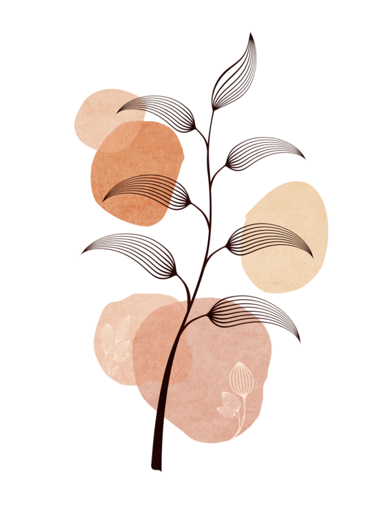 T-shirt Emel Tunaboylu - Boho Leaves 02