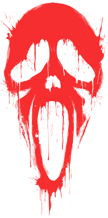 T-shirt Scream Mask