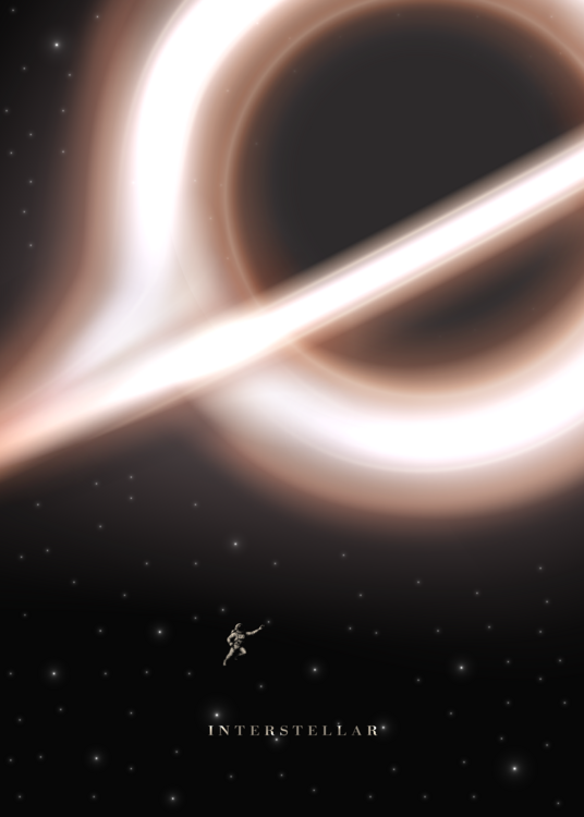 Plakát Interstellar Black Hole