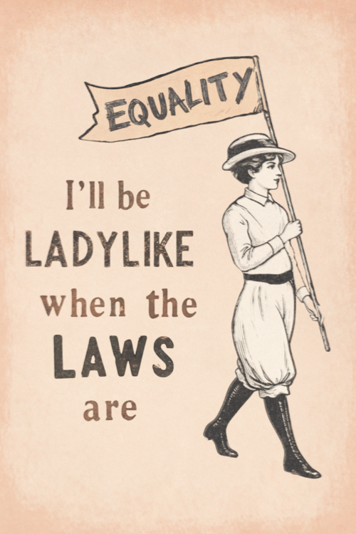 Poster Bold Feminist Quote Poster