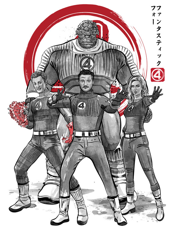 Canvas Print Fantastic sumi e