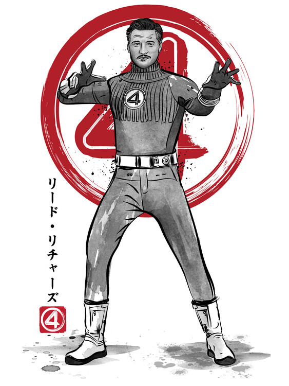 Canvas Print Mr Fantastic sumi e