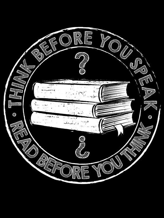 Plakat Think before you speak