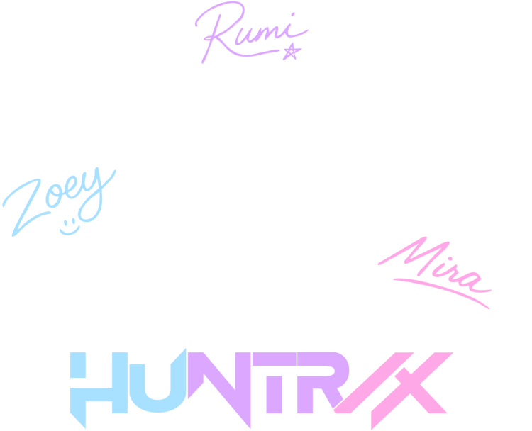 T-shirt K-Pop Demon Hunters - HUNTR/X