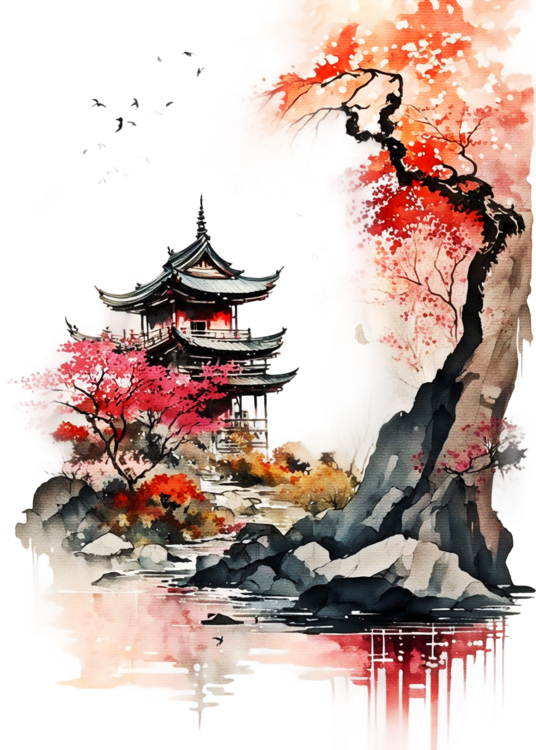 T-shirt Japan Art Style