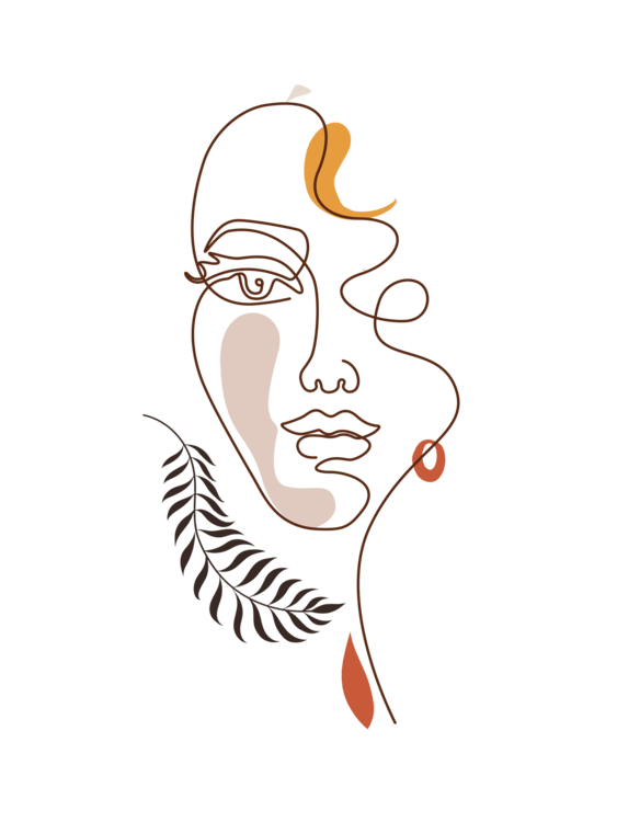 T-shirt Emel Tunaboylu - Line Art - Face