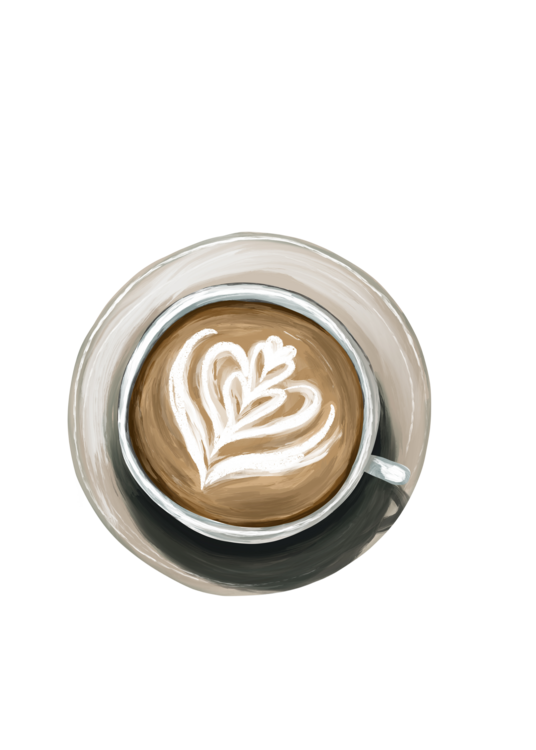 T-shirt Latte Love