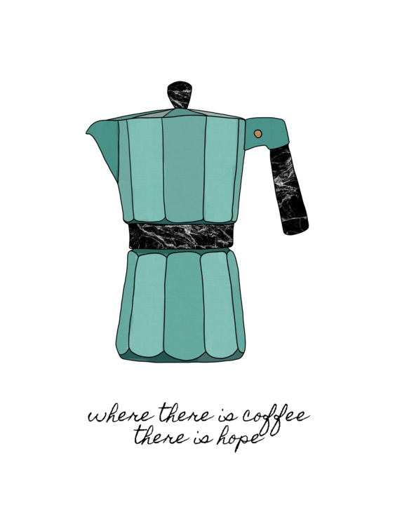 T-shirt Where There is Coffee