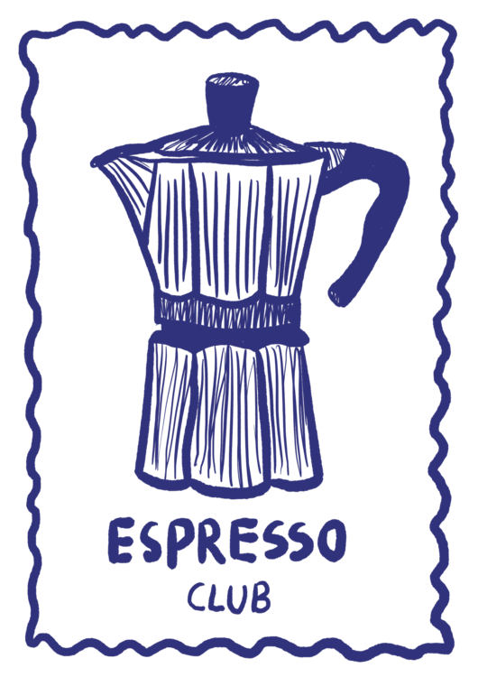 T-shirt Espresso Blau Up