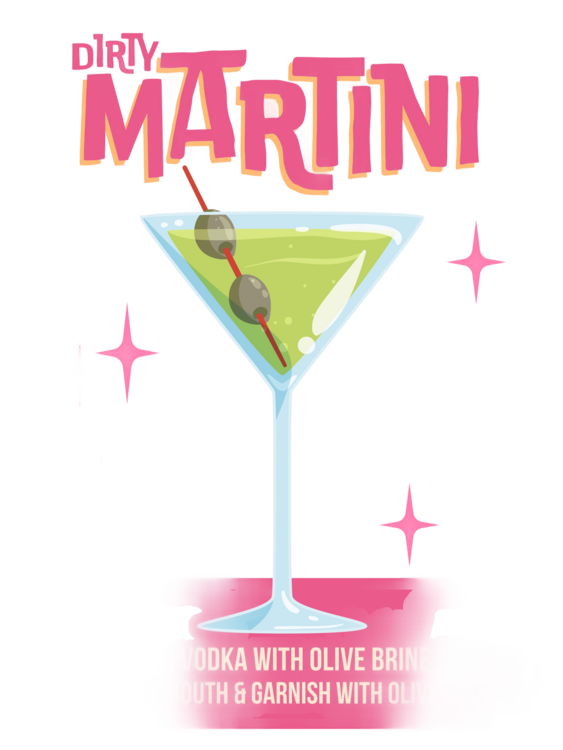 Μπλουζάκι Dirty Martini Cocktail