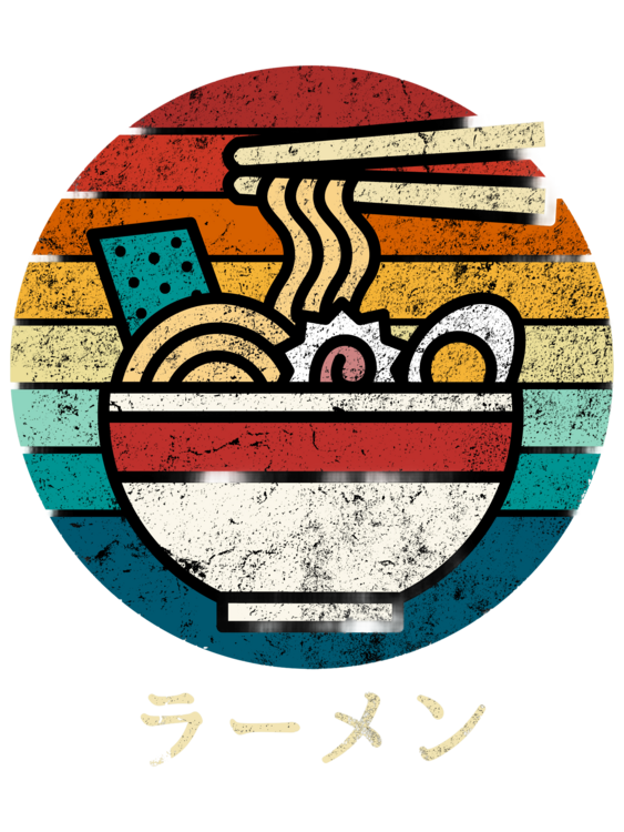 T-shirt Ramen vintage