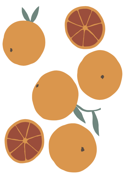 T-shirt Blood Orange