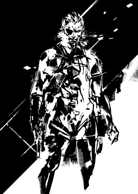 Poster Metal Gear Solid Snake Art