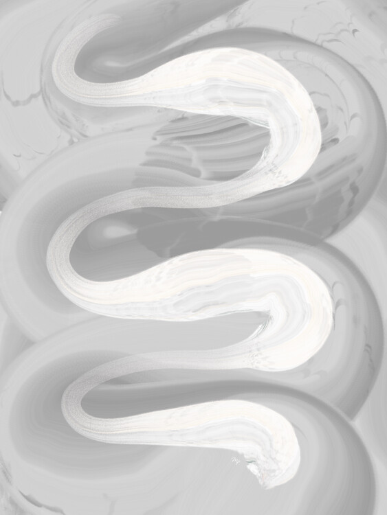 Плакат Abstract Grey Cream