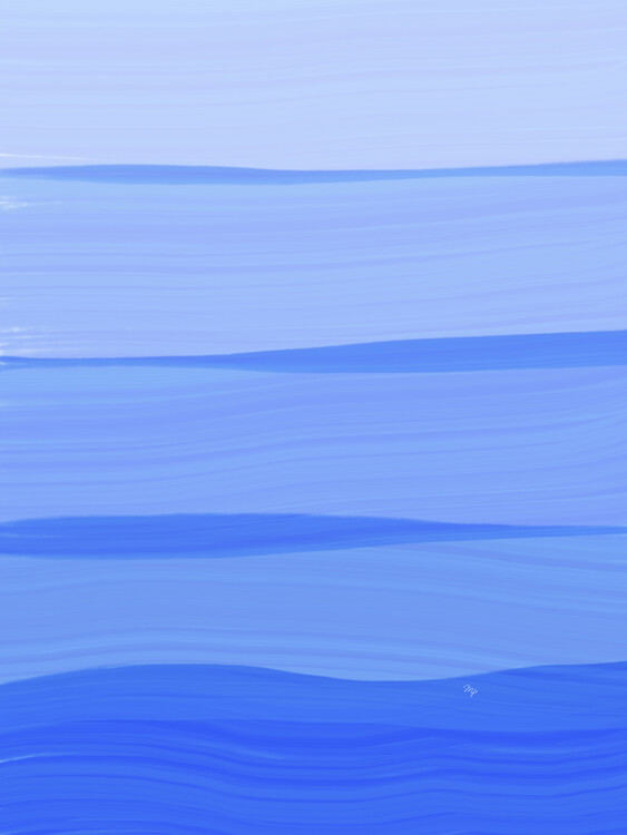 Plakat Abstract Blue Summer