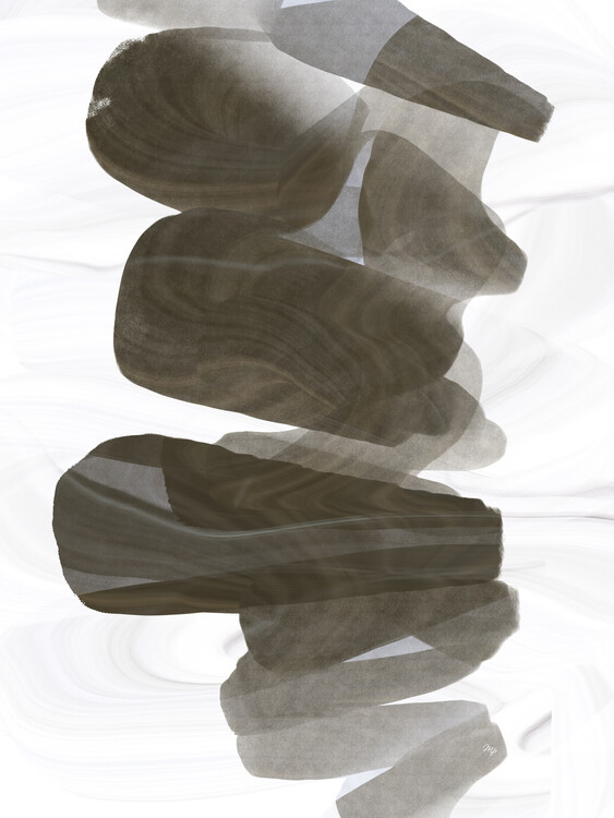 Плакат Abstract Black Sinking