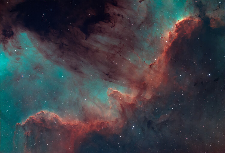 Poster Ngc7000 - Cygnus Wall Nebula