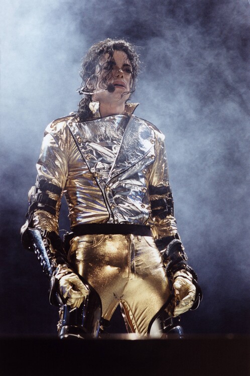 Canvas Print Photo of Jennifer BATTEN and Michael JACKSON