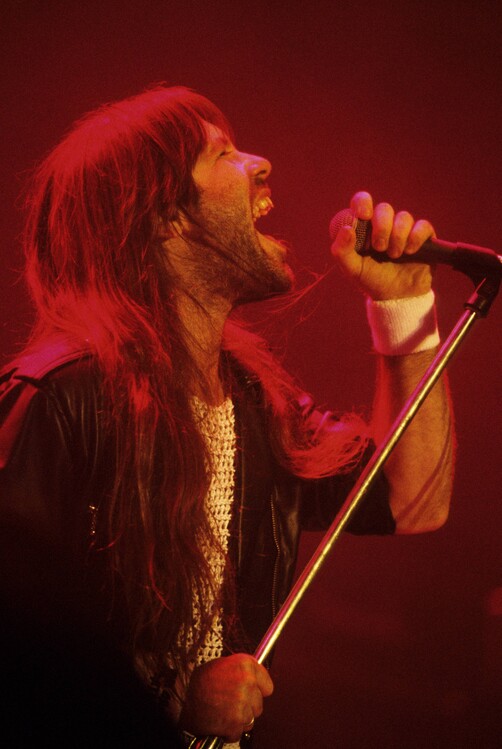 Canvas Print Photo of Bruce DICKINSON and IRON MAIDEN