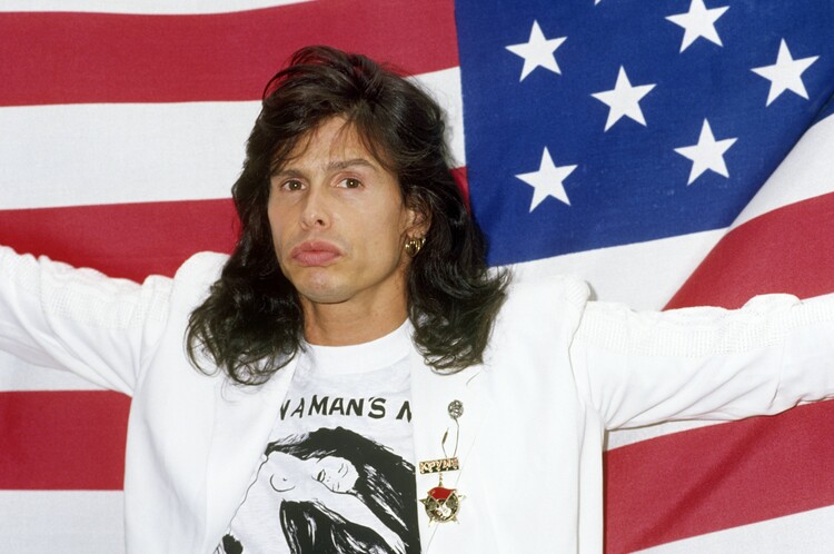 Canvas Print Photo of AEROSMITH and Steven TYLER