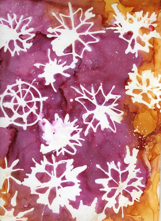 Poster My alcohol ink art.