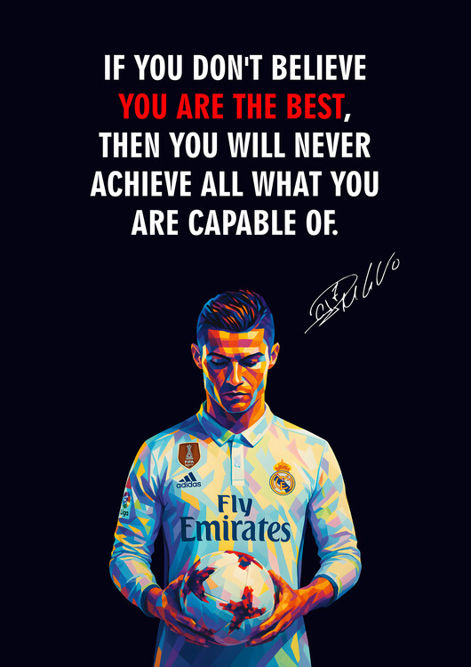Poster Legend Football Quotes