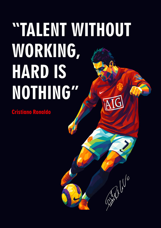 Poster Legend Football Quotes