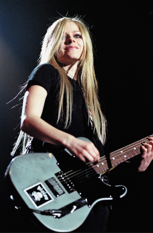 Canvas Print Photo of Avril LAVIGNE
