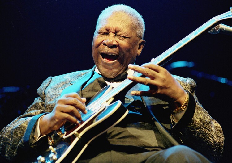 Levně Plakát, Obraz - Photo of BB KING, 40 × 26.7 cm