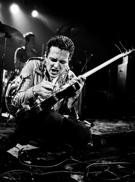 Fototapete Photo of Topper HEADON and Joe STRUMMER and CLASH