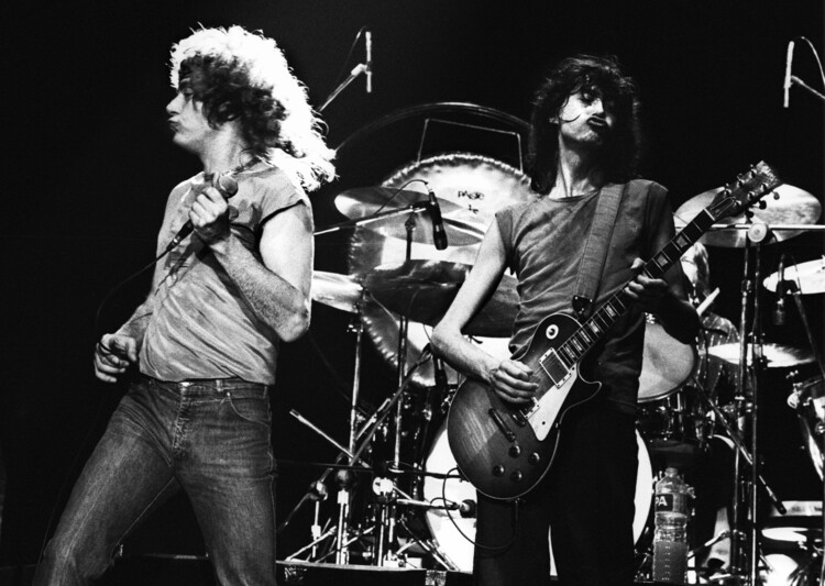 Canvas Print Photo of led zeppelin