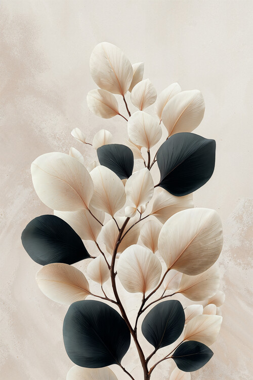 Poster Botanical Harmony – Neutral Tones Poster
