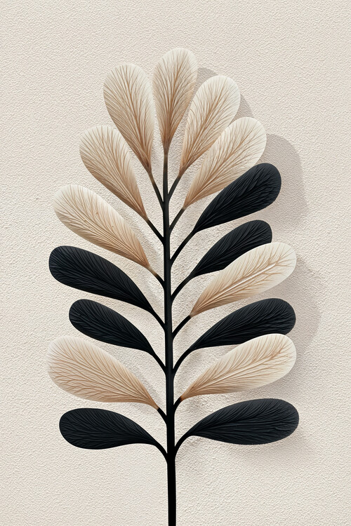 Poster Nature Balance – Modern Botanical Print