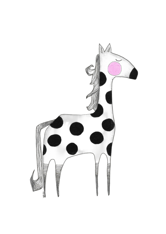 T-paita The dotted Horse