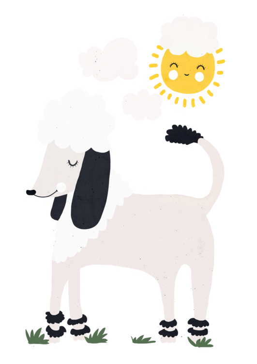 Μπλουζάκι Happy Poodle