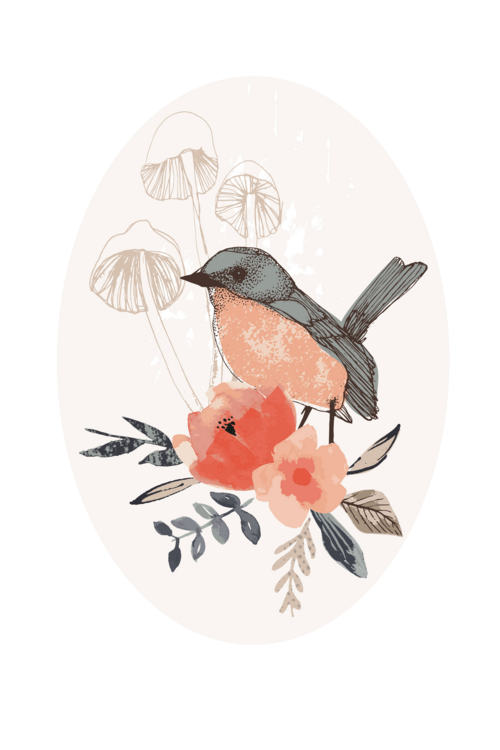 T-shirt Lisa Dolson - Bluebird
