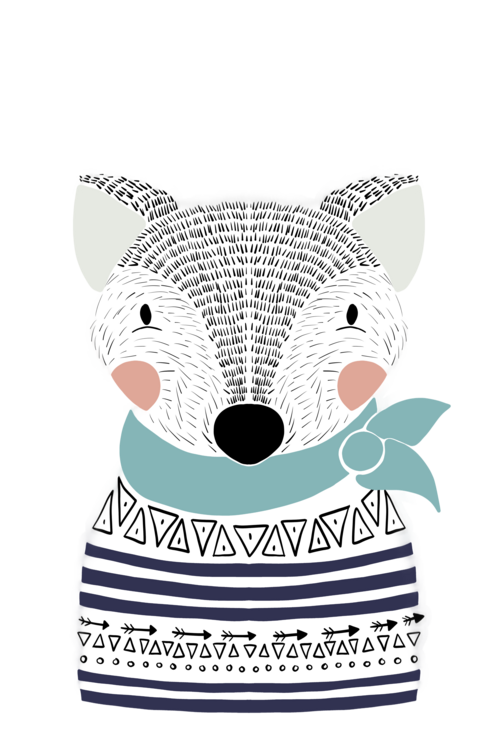 T-shirt Little fox