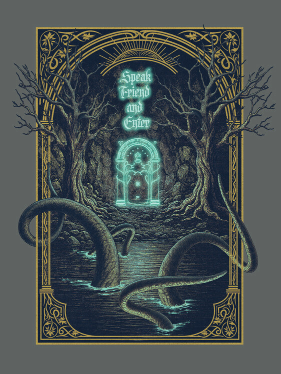 Poster The Lord of the Rings - Moria - Speak Friend and Enter