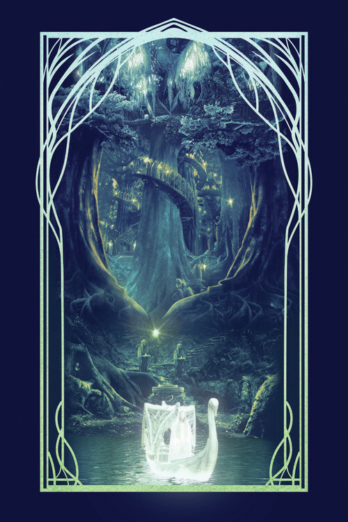 Poster The Lord of the Rings - Lothlórien