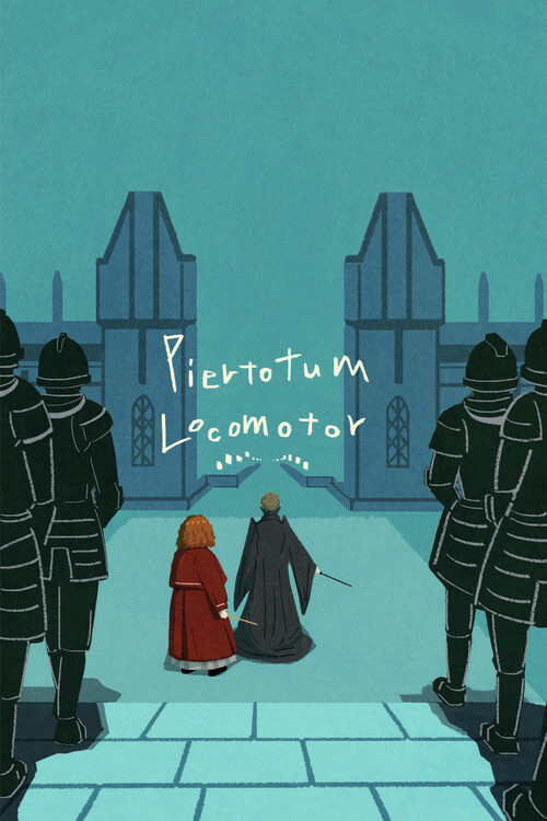 Poster Harry Potter - Piertotum locomotor