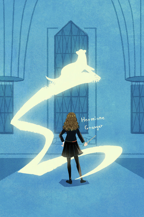 Poster Harry Potter - Hermione Patronus