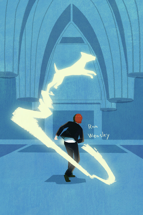 Poster Harry Potter - Ron Patronus