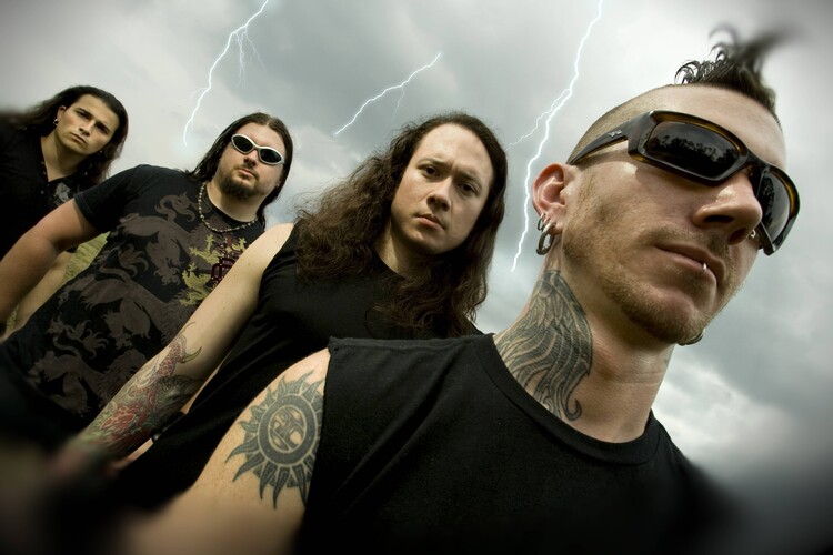 Poster Trivium Pose For Portraits In Florida