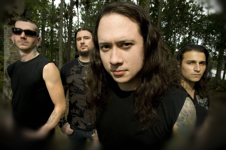 Poster Trivium Pose For Portraits In Florida