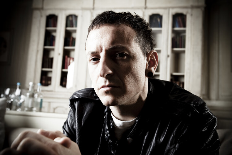 Poster Chester Bennington of Linkin Park Portrait Session
