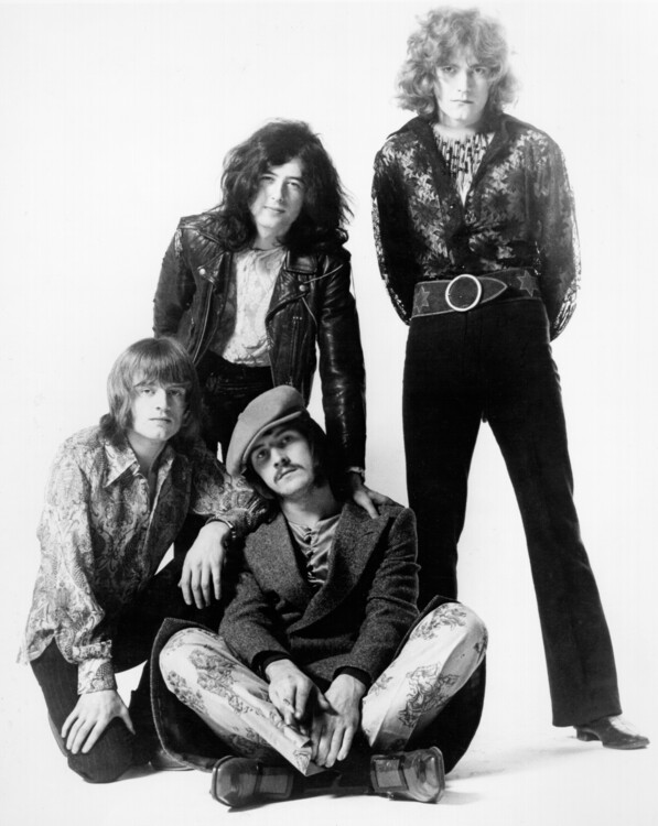 Canvas Print Led Zeppelin Portrait