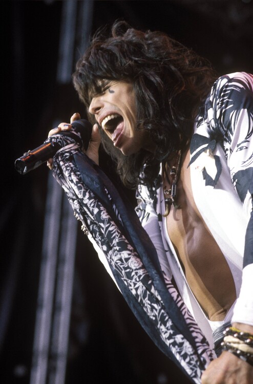 Canvas Print Photo of AEROSMITH and Steven TYLER