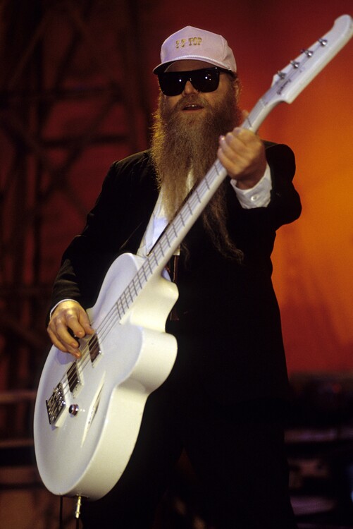 Obraz na plátně Photo of Dusty HILL and ZZ TOP