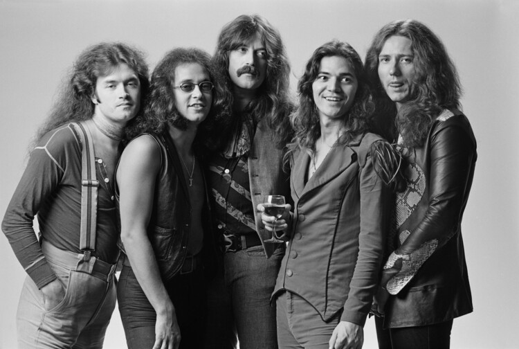 Canvas Print Deep Purple In Los Angeles