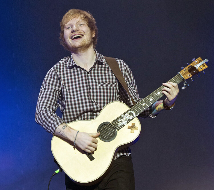 Canvas Print Ed Sheeran Performs In Berlin